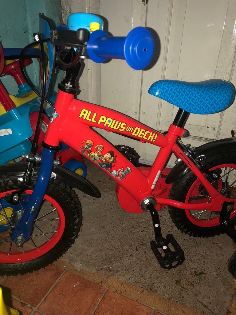 paw patrol bike smyths